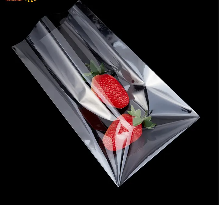 Custom Thicken Transparent  Opp Flat Bags Plastic Packing 