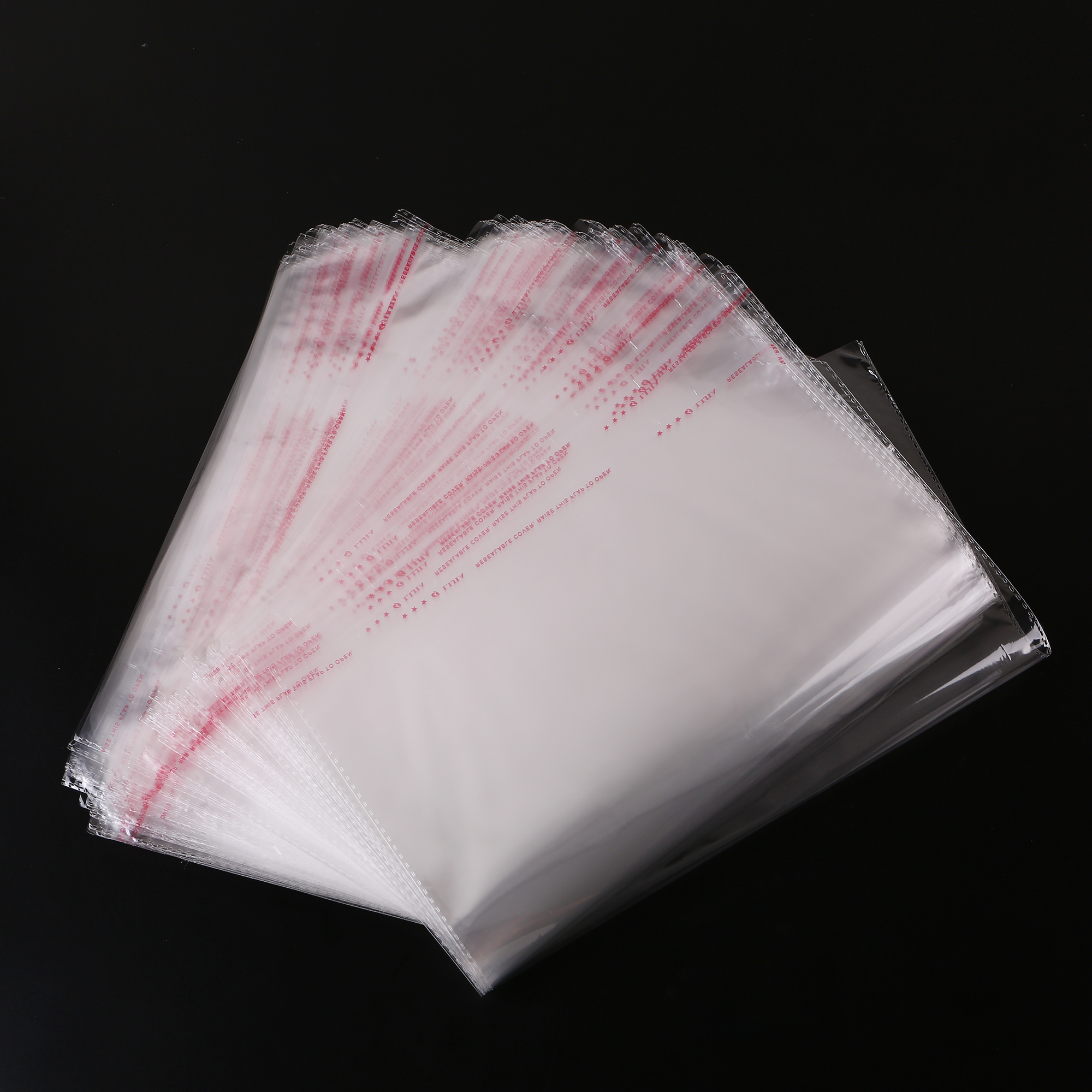 Self-adhesive Bag Transparent Clothing Bag Shirt OPP Self-adhesive Bag Books Plastic Glass Bag